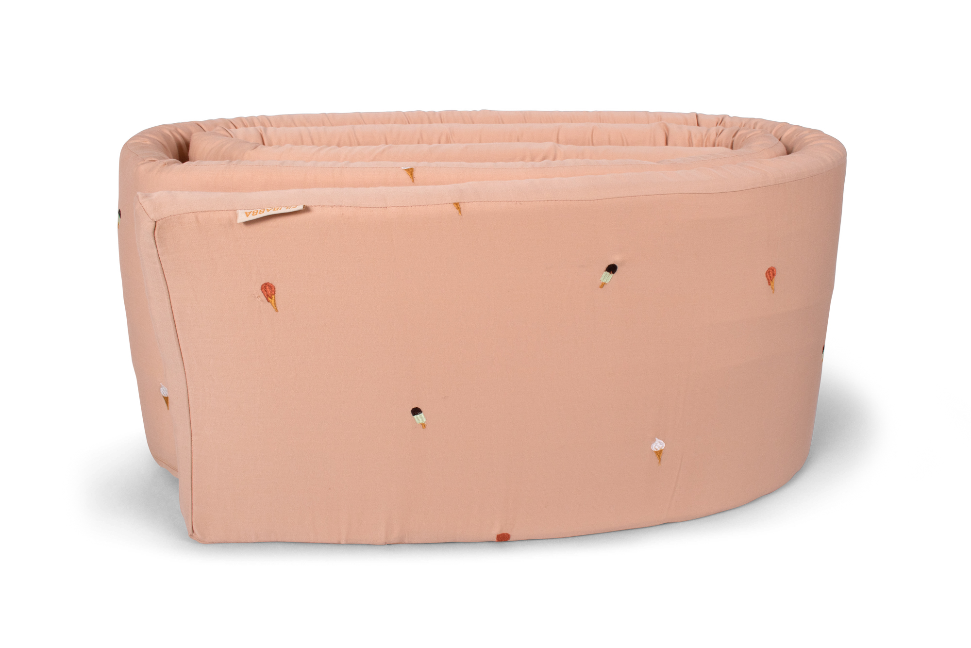 Sengerand broderet Cool Summer design Frappé