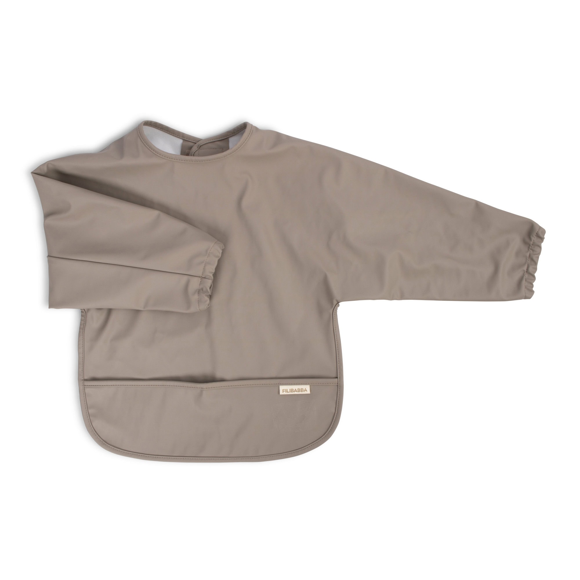 Hagesmæk m. ærmer - Warm Grey