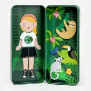 Petit Collage Mini Magnetic Dress-up Nature - Legetøj