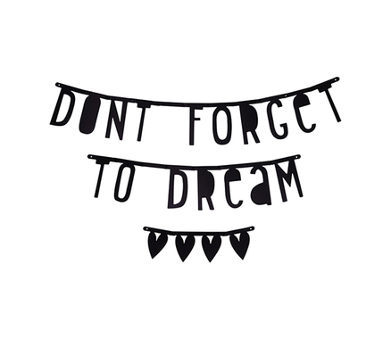 Little Lovely Company - Bogstav banner sort