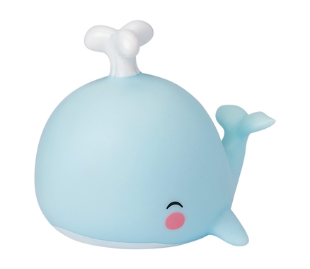 A Little Lovely Company Mini Lampe - Hval lys blå