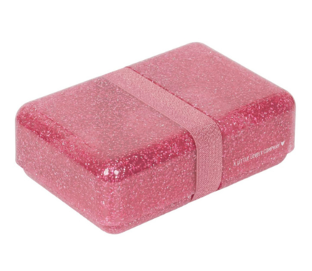 A Little Lovely Company Madkasse - Glitter Pink