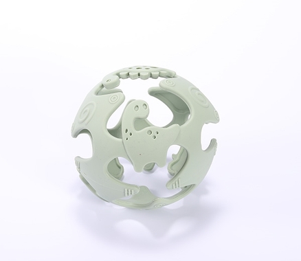 Tiny Tot Silikone Bold - Støvet Grøn