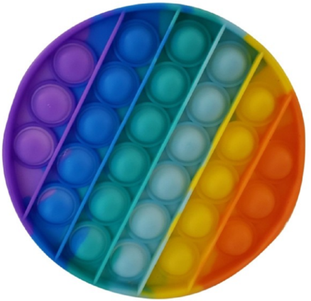 HGL Rainbow Push Poppers - Rund