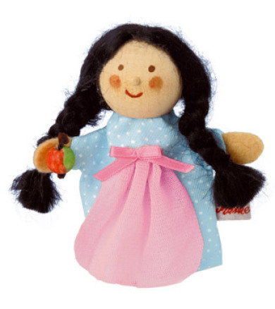 Käthe Kruse Fingerdukke Snehvide