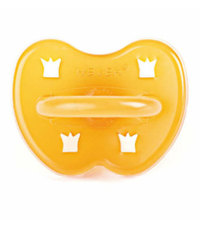 Hevea Naturgummisut med krone 3mdr (Rund)