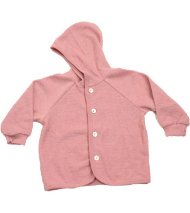 Engel Natur Økologisk trøje i uldfrotté - Rosa