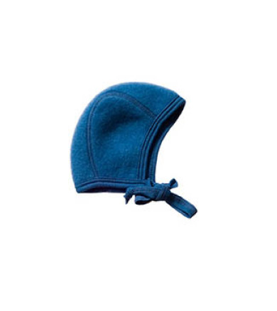 Engel Hue i uldfleece - blå (Taube)