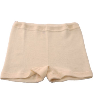 Engel Natur Bermuda i uld/silke - natur