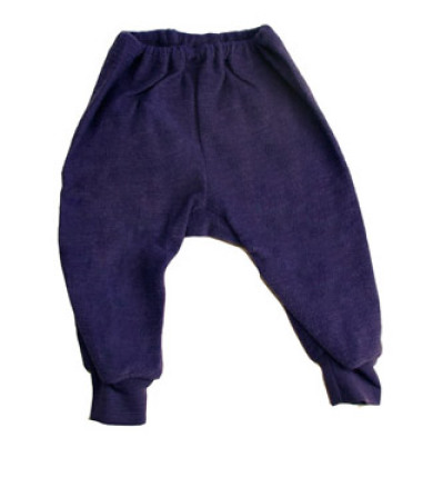 Engel Bukser i ren uldfrotté - Blålilla