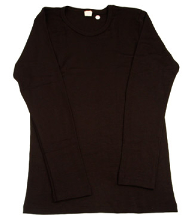 Engel Natur Økologisk herrebluse i uld/silke - sort - Flere str.