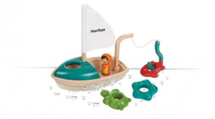 Plantoys Aktivitetsbåd med tilbehør