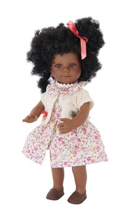 Carmen Gozales D'nenes Dukke Mørk Celia - 34 cm.