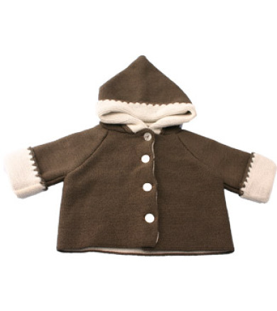 Selana Uldjakke - Teak/Natur