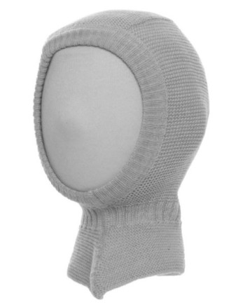 Selana elefanthue i dobbeltlag - Lysegrå