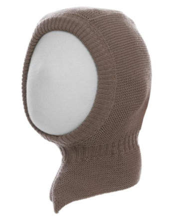 Selana elefanthue i dobbeltlag - Mørk Beige