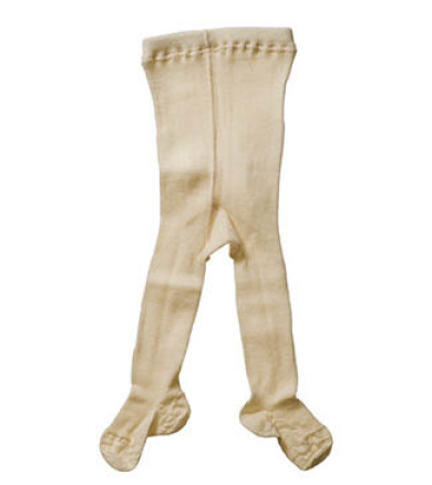 Hirsch uldstrømpebukser - natur