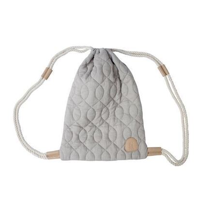 Sebra Quiltet Gymnastikpose - Grå