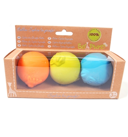 Vulli Sophie Giraf Klodser Naturgummi runde bolde