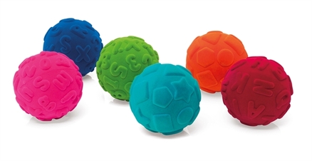 Rubbabu Lærings sansebold - Assorteret
