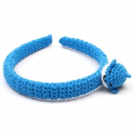 NatureZoo Hårbøjle med Hval - Blå