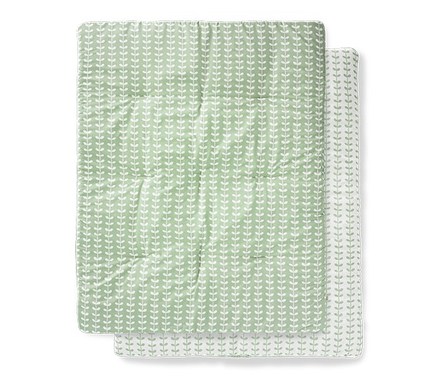 Fresk Kravlegårdstæppe - Leaves Mint