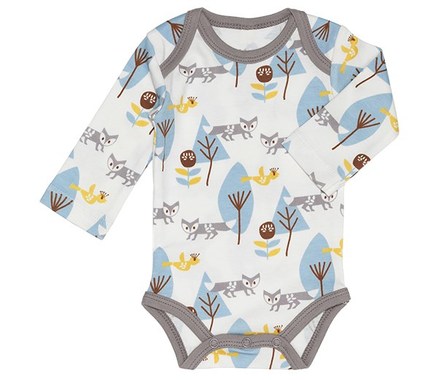 Fresk Body med lange ærmer - Ræv Blå