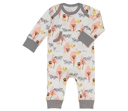 Fresk Bodysuit uden fødder - Ræv Rosa