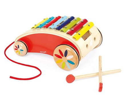Janod Trækvogn - Xylofon