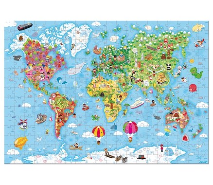 Janod Puslespil - Verdenskort